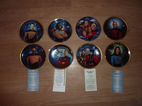 star trek collectible plates